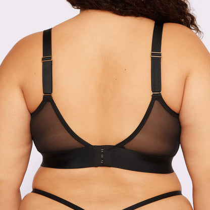 Triangle Bralette Hardware | Silky Mesh | Archive (Eightball Gold)