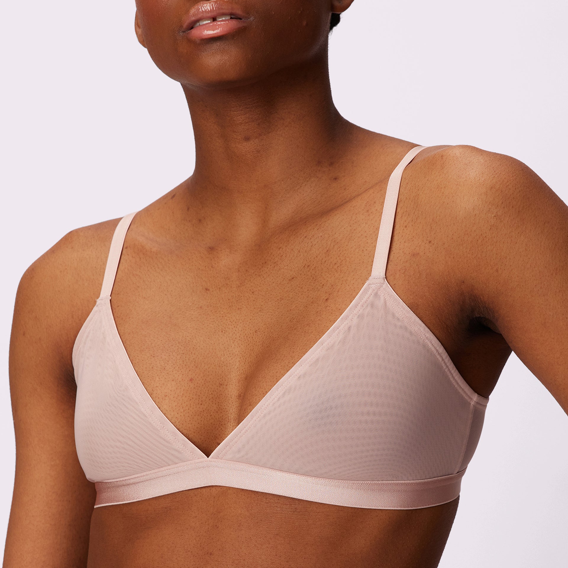 Parade Silky Mesh Triangle Bralette