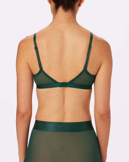 Triangle Bralette | Silky Mesh | Archive (Jade)