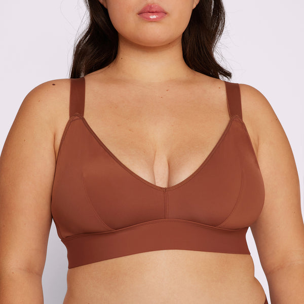 Ballet Body Bralette in Cocoa