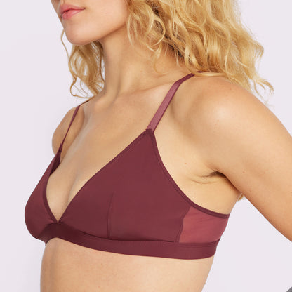 Dream Fit Triangle Bralette | Ultra-Soft Re:Play | Archive ( Blackberry)