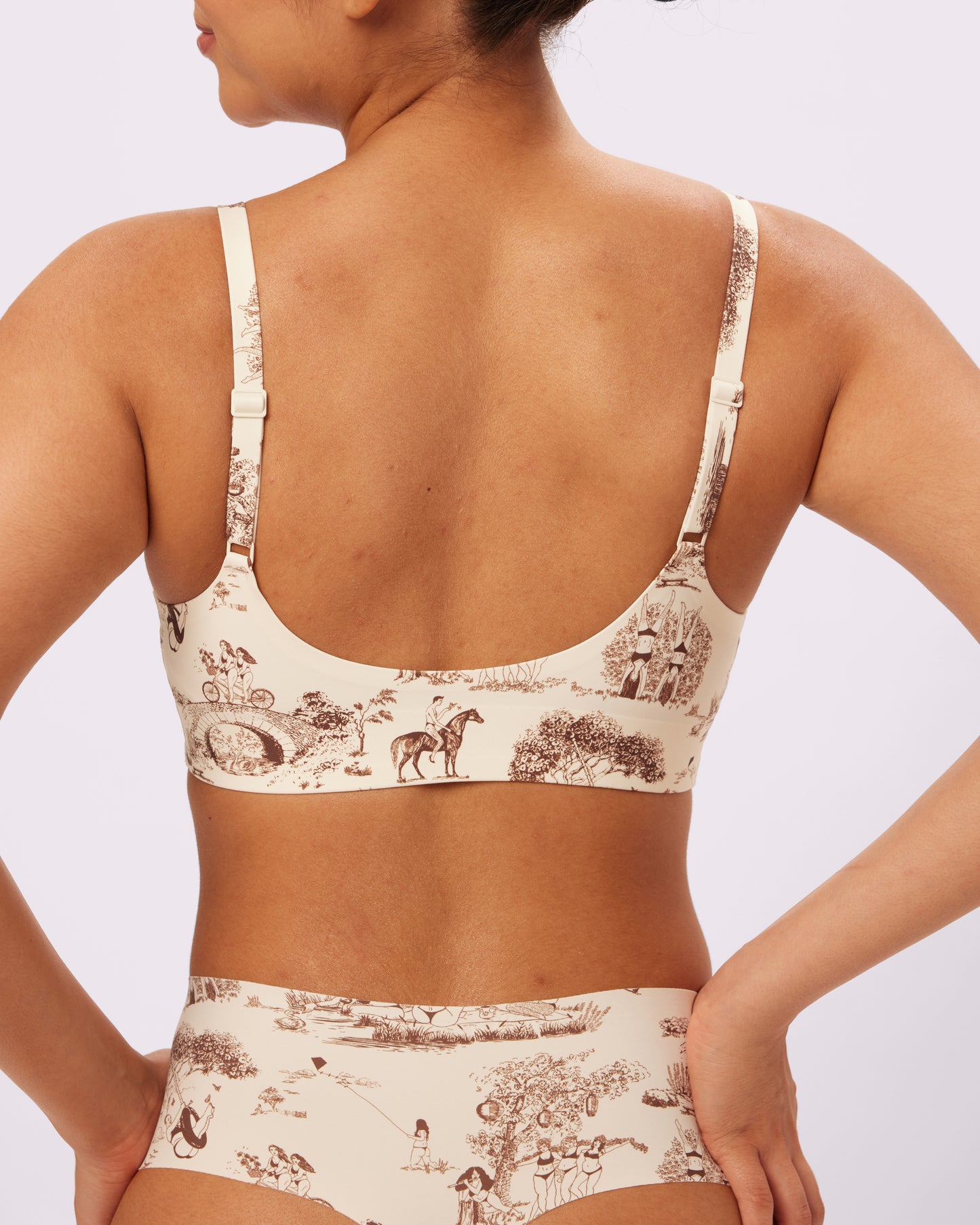Smooth Lift Triangle Bralette | Seamless Universal (Toile)