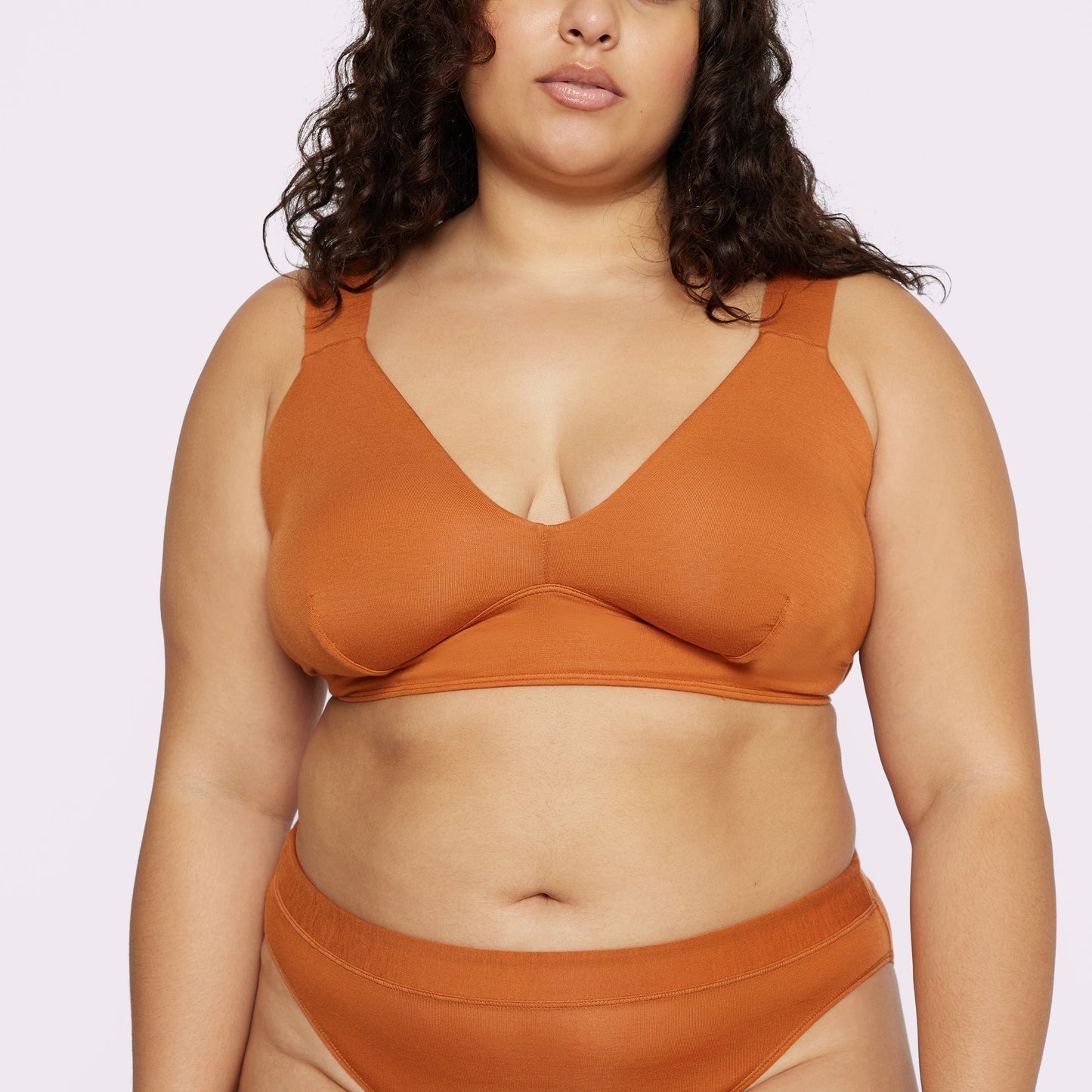 Cloud Triangle Bralette | SuperSoft | Archive (Red Clay)