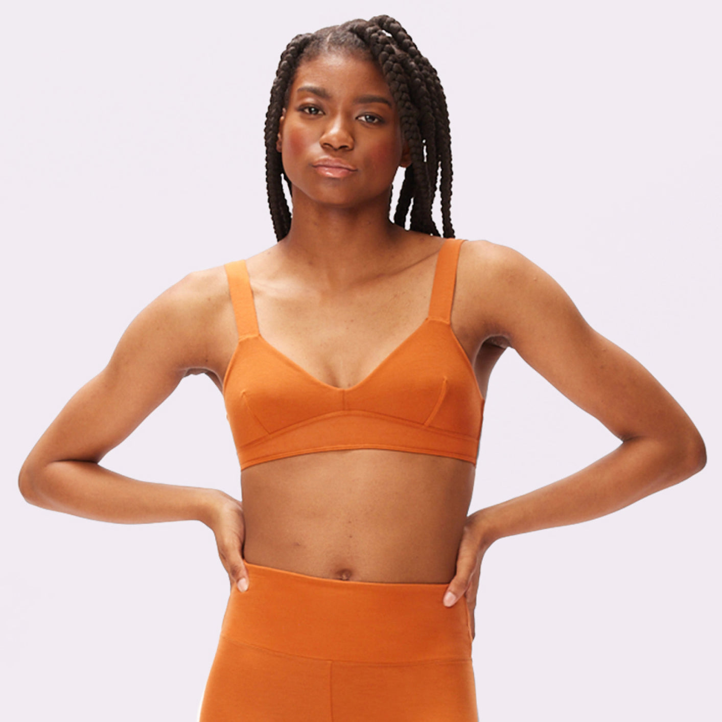 Cloud Triangle Bralette | SuperSoft | Archive (Red Clay)