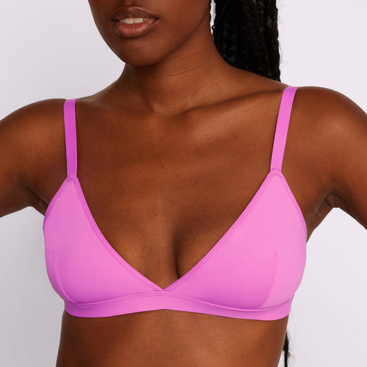 Dream Fit Triangle Bralette | Ultra-Soft Re:Play | Archive (Rich Plum)