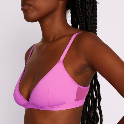 Re:Play Triangle Bralette | Ultra-Soft Re:Play | Archive (Rich Plum)