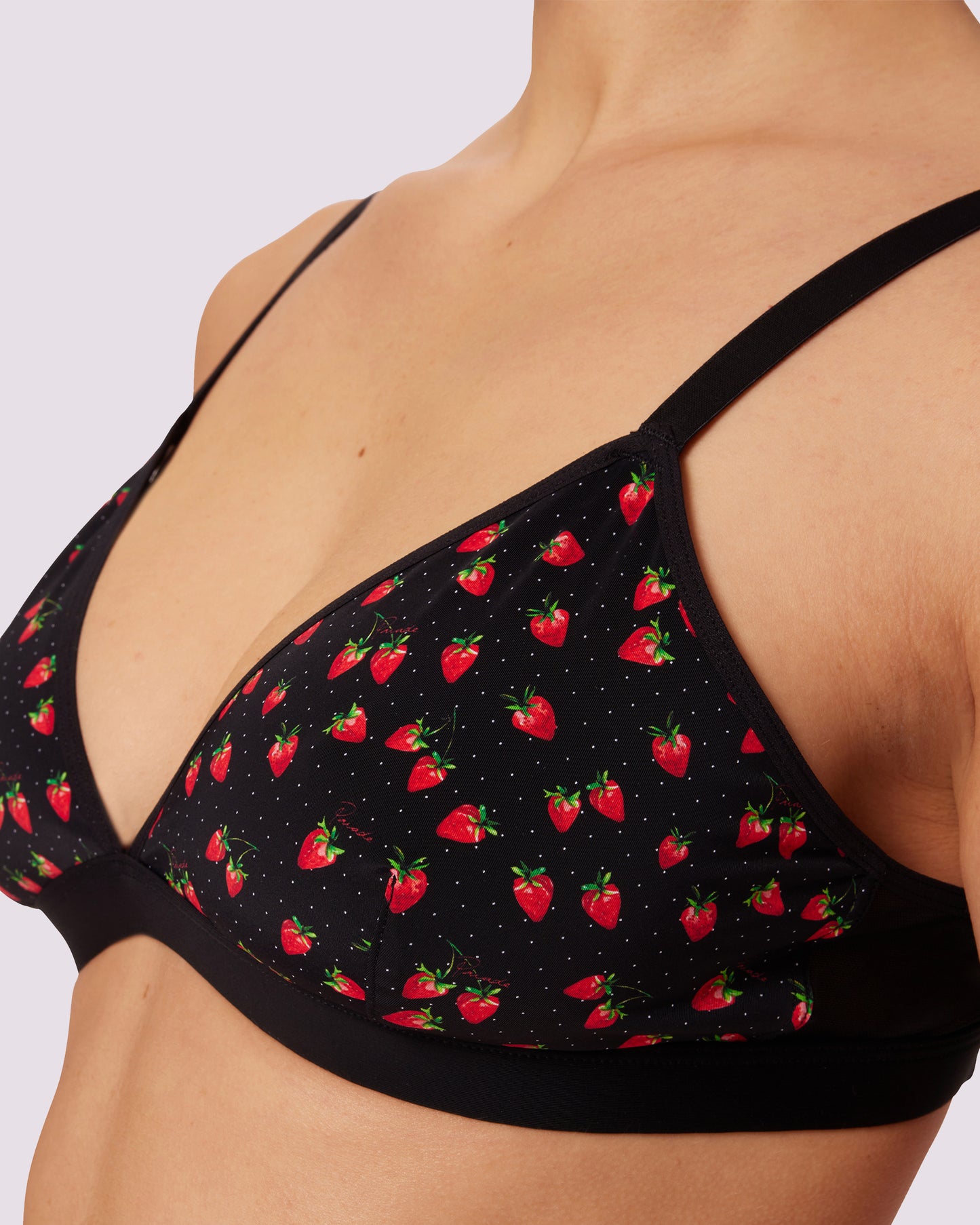 Re:Play Triangle Bralette | Ultra-Soft Re:Play (Strawberry)