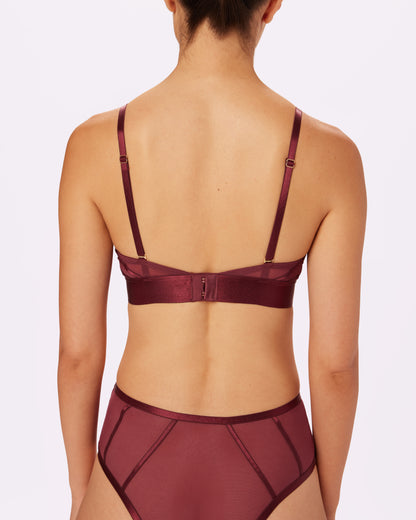 Out From Under Christy Sheer Rib Triangle Bralette