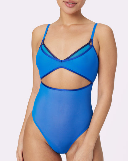 After Hours Layered Mesh Bodysuit | Silky Mesh (Blue Moon)