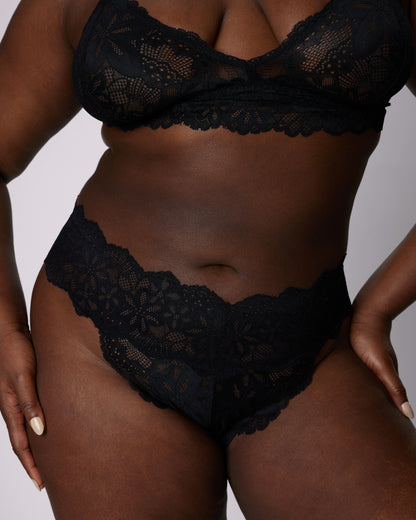 Perfect Lace High Rise Thong | Soft Lace | Archive (Eightball)