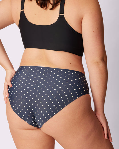 Invisible Sculpt High Rise Brief | Seamless Universal | Archive (Navy Dot)