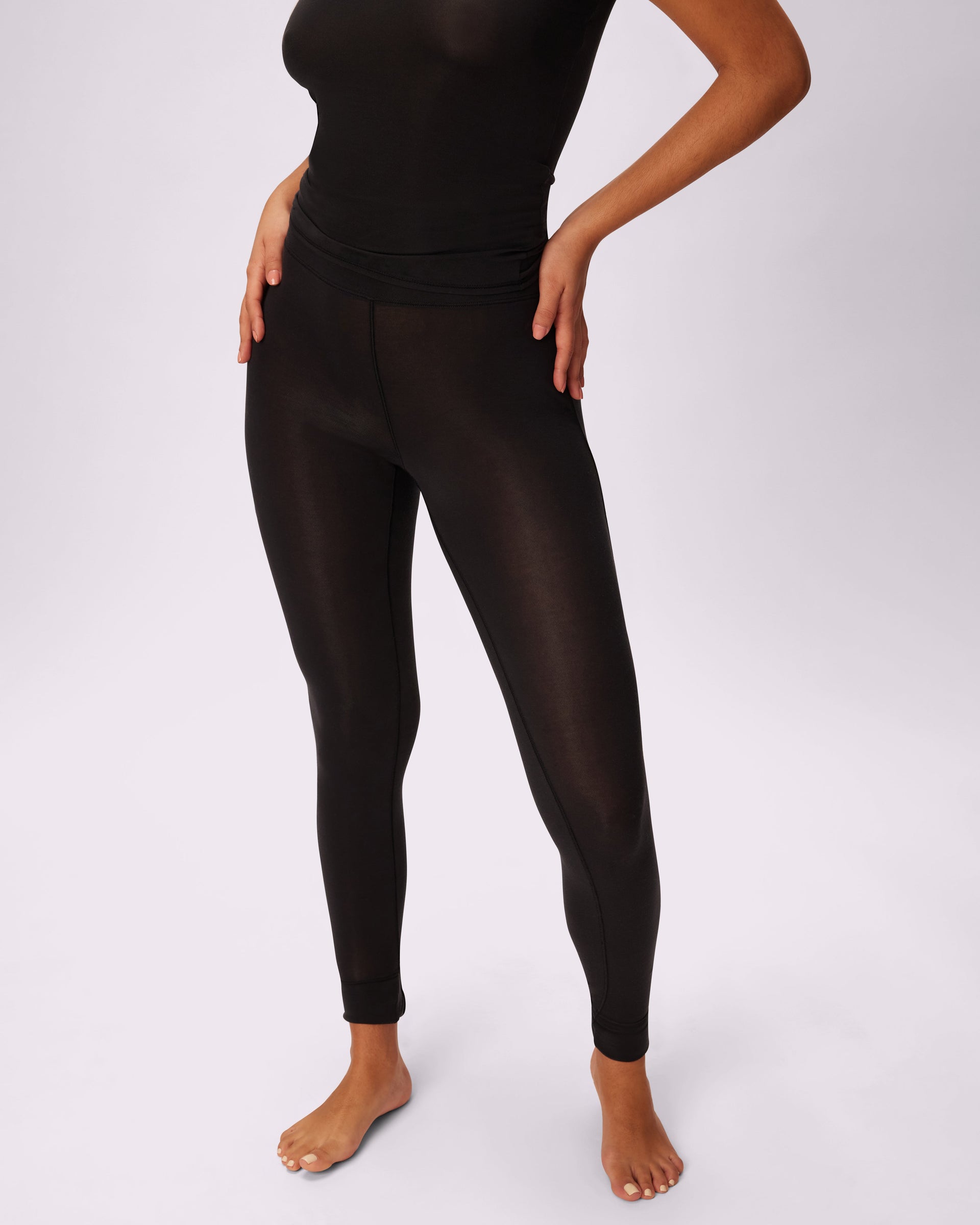 CREAM YOGA JENN 7/8 LENGTH LEGGING - Mighty Aphrodity