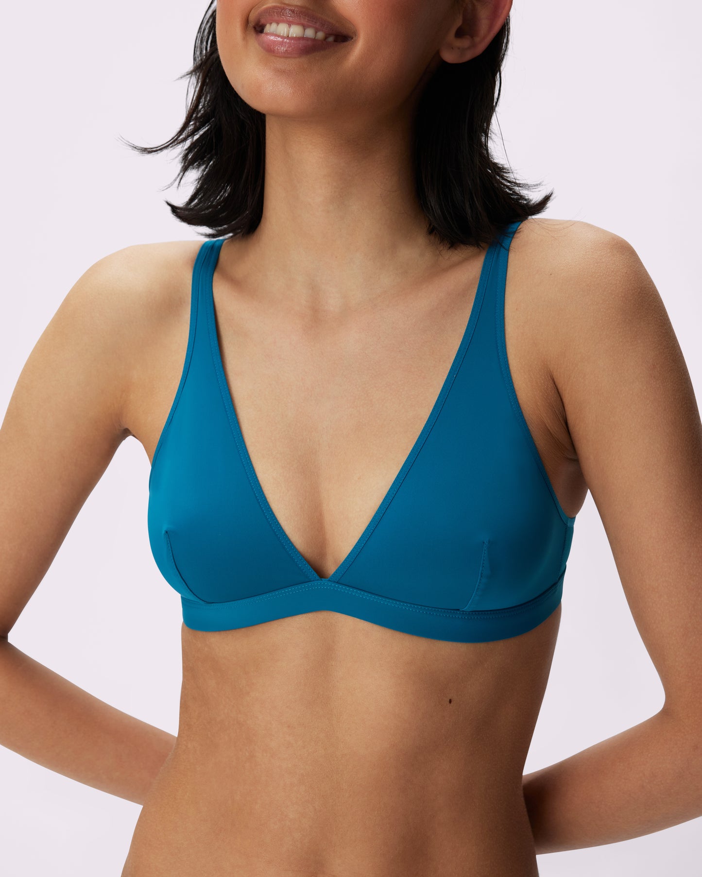 Dream Fit Plunge Bralette | Ultra-Soft Re:Play | Archive (Lagoon)
