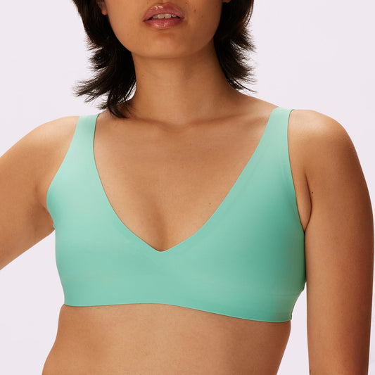 Support Lift Plunge Bralette | Seamless Universal (Buttermint)