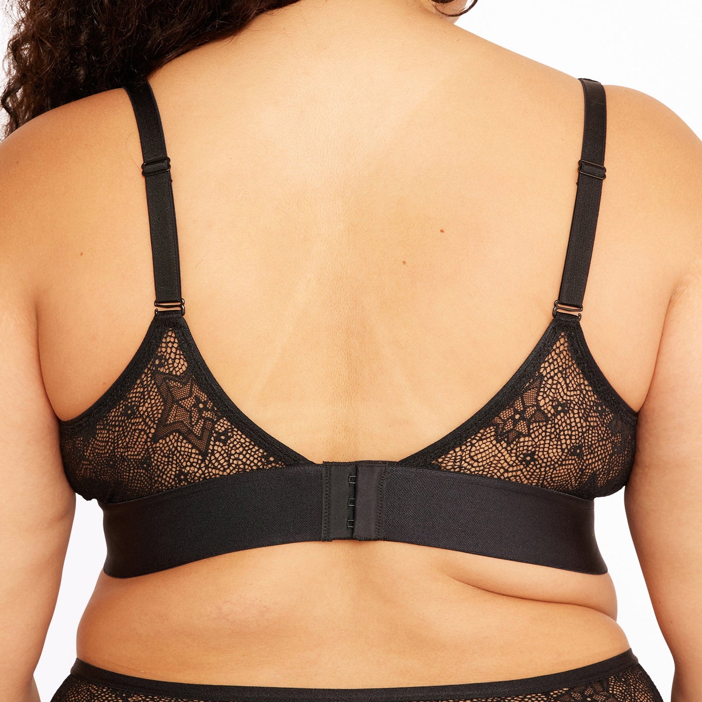 Plunge Bralette | Silky Lace | Archive (Eightball Star Lace)