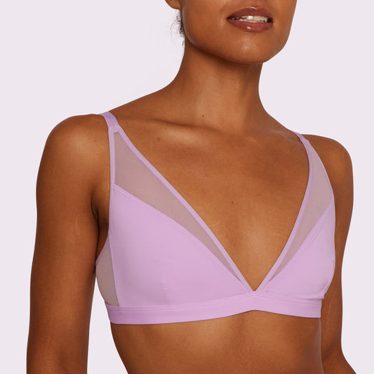 Dream Mesh Plunge Bralette | Ultra-Soft Re:Play | Archive (Gumdrop)