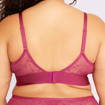 Plunge Bralette | Silky Lace | Archive (Hula Hoop Star Lace)