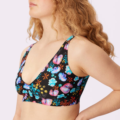 Support Lift Plunge Bralette | Seamless Universal | Archive (Nightshade)
