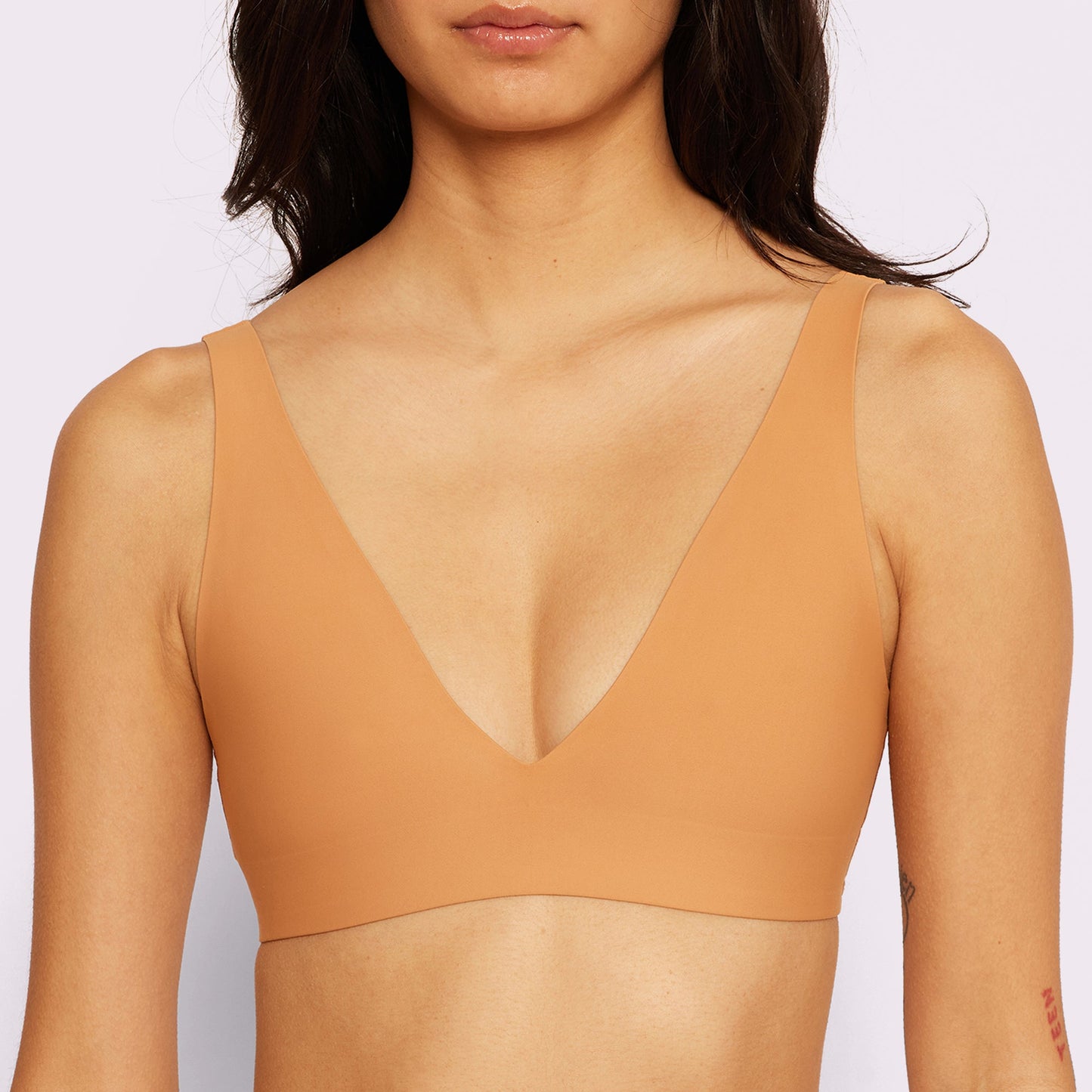 Support Lift Plunge Bralette | Seamless Universal | Archive (Toast)