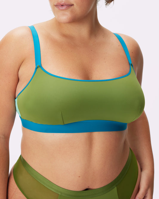 Dream Fit Scoop Bralette | Ultra-Soft Re:Play (Enchanted Forest)