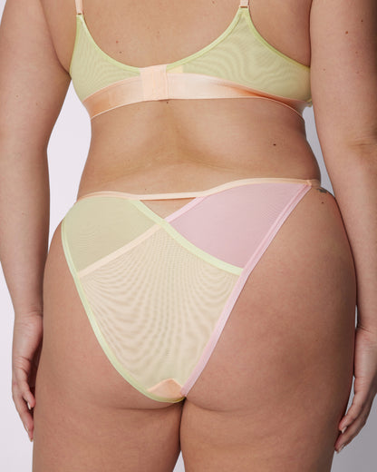 Strappy Cheeky with Cutout | Silky Mesh | Archive (Candy-Coated)
