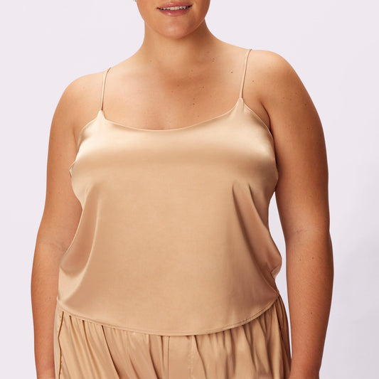 Dream Scoop Cami | Luxe Satin | Archive (Toasted Almond)