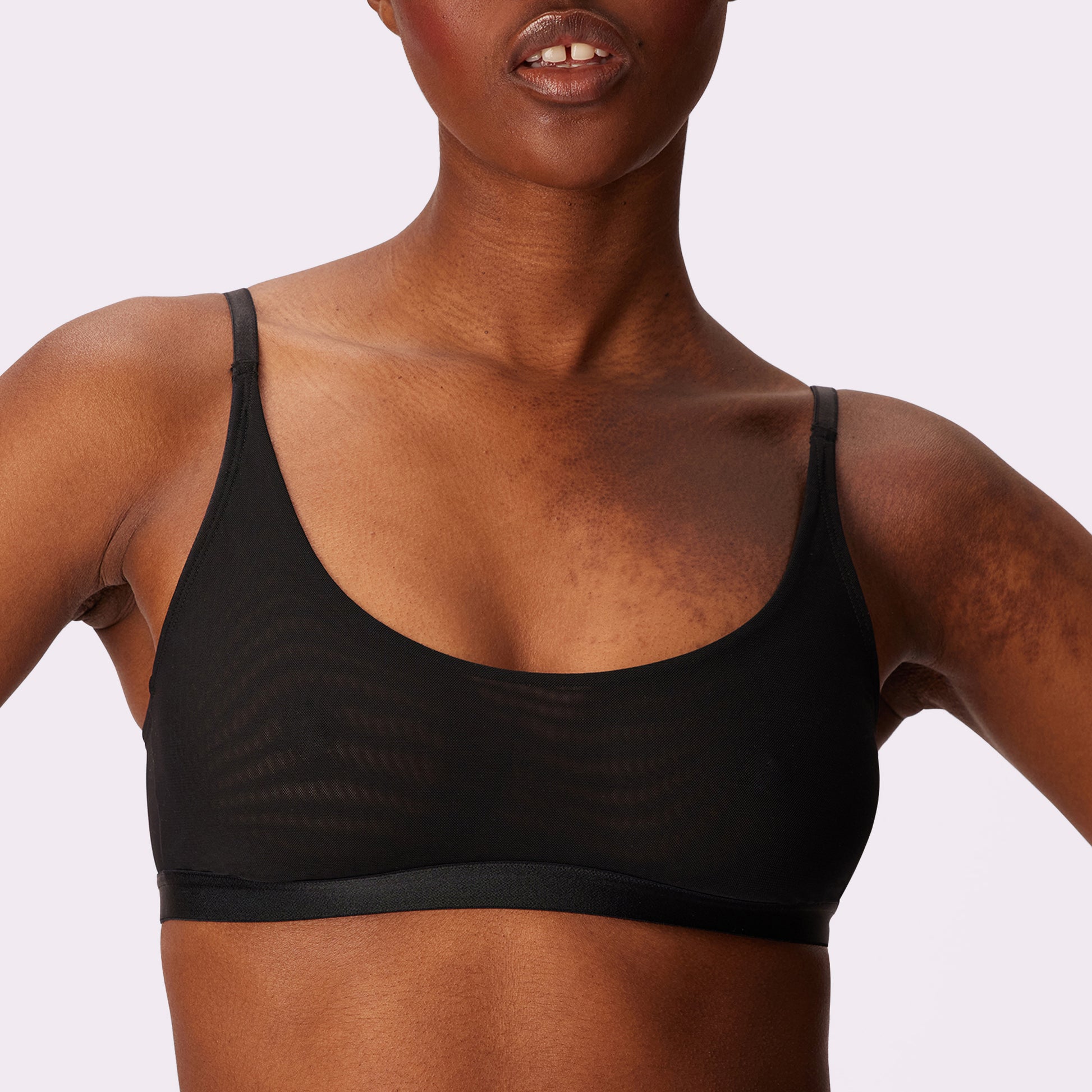 Urban Outfitters Parade Sexy Silky Mesh Luxe Triangle Bralette