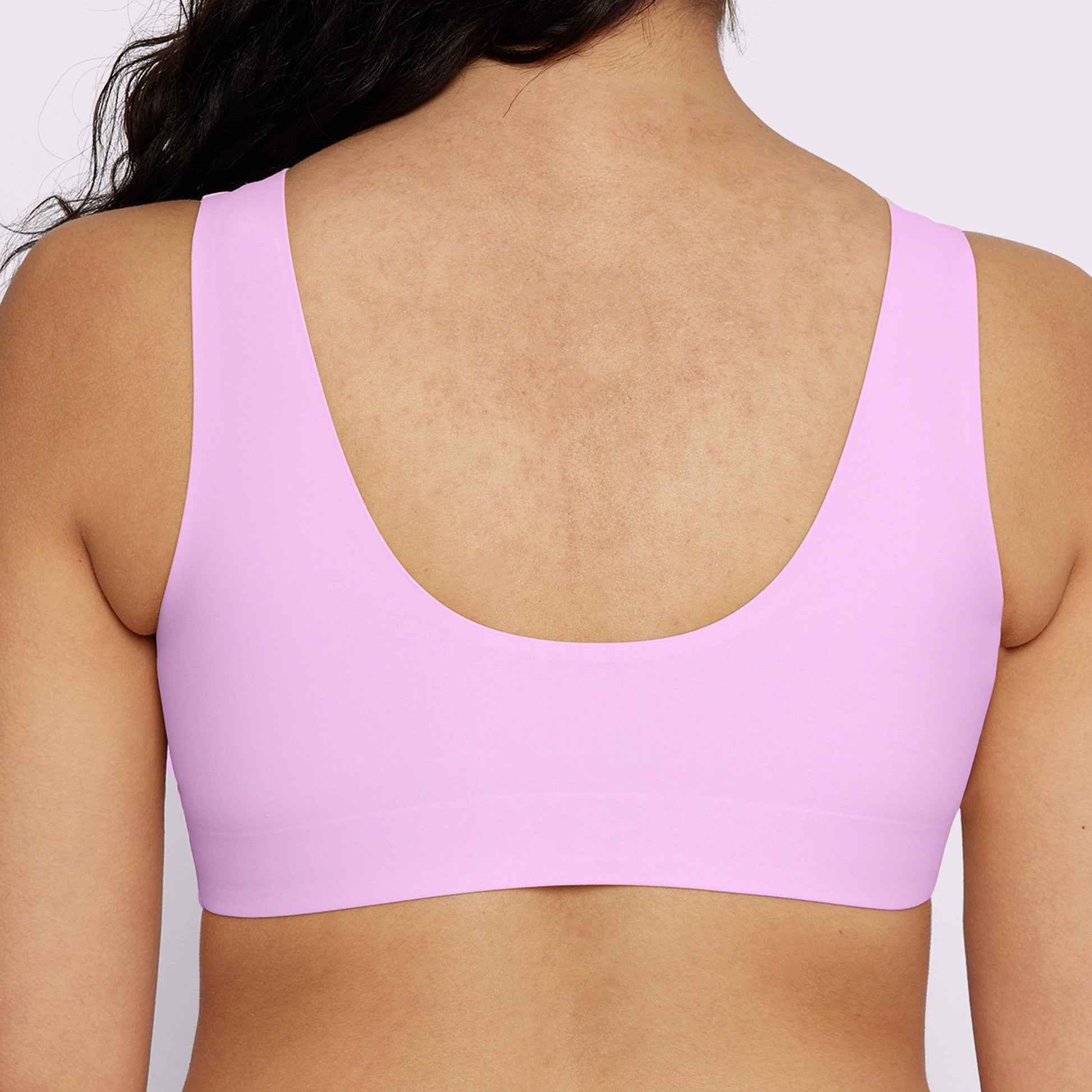 cor designed by ultracor Camo Fest Scoop Neck Sports Bra in Candy & Magenta