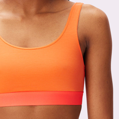 Plunge Back Scoop Bralette | New:Cotton | Archive (Spritz)