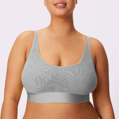 our new luxe mesh scoop bralette is perfect for our folks who “hate we