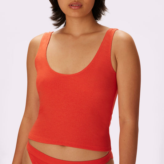 Scoop Tank | Lush Rib | Archive (Varsity)