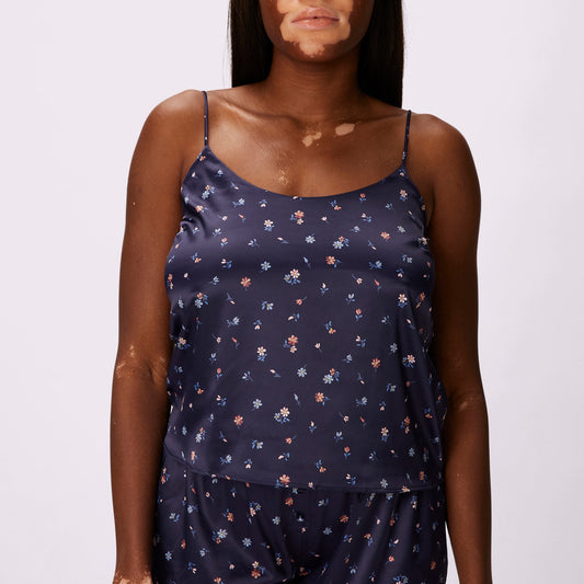 Dream Scoop Cami | Luxe Satin | Archive (Midnight Blooms)
