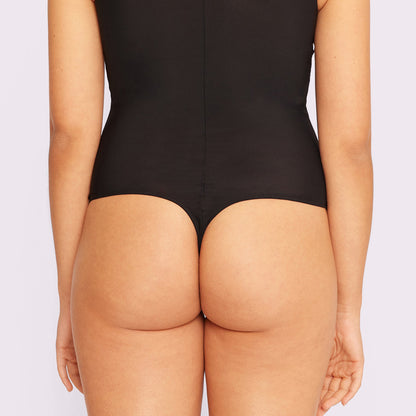 Luxe Sleeveless Bodysuit | Silky Mesh (Eightball)