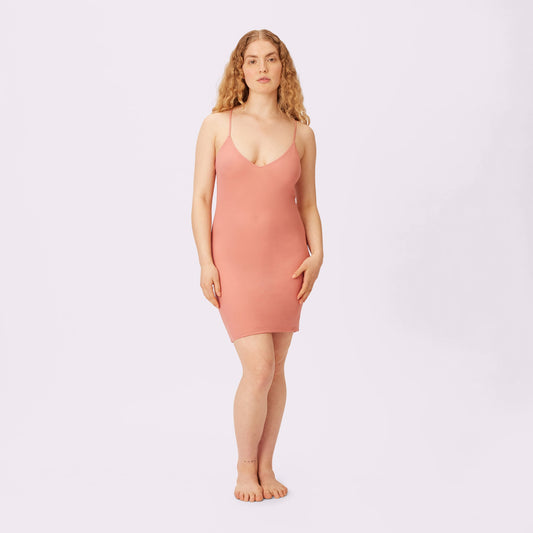 Luxe Layered Mesh Dress | Silky Mesh | Archive (Pink Canyon)
