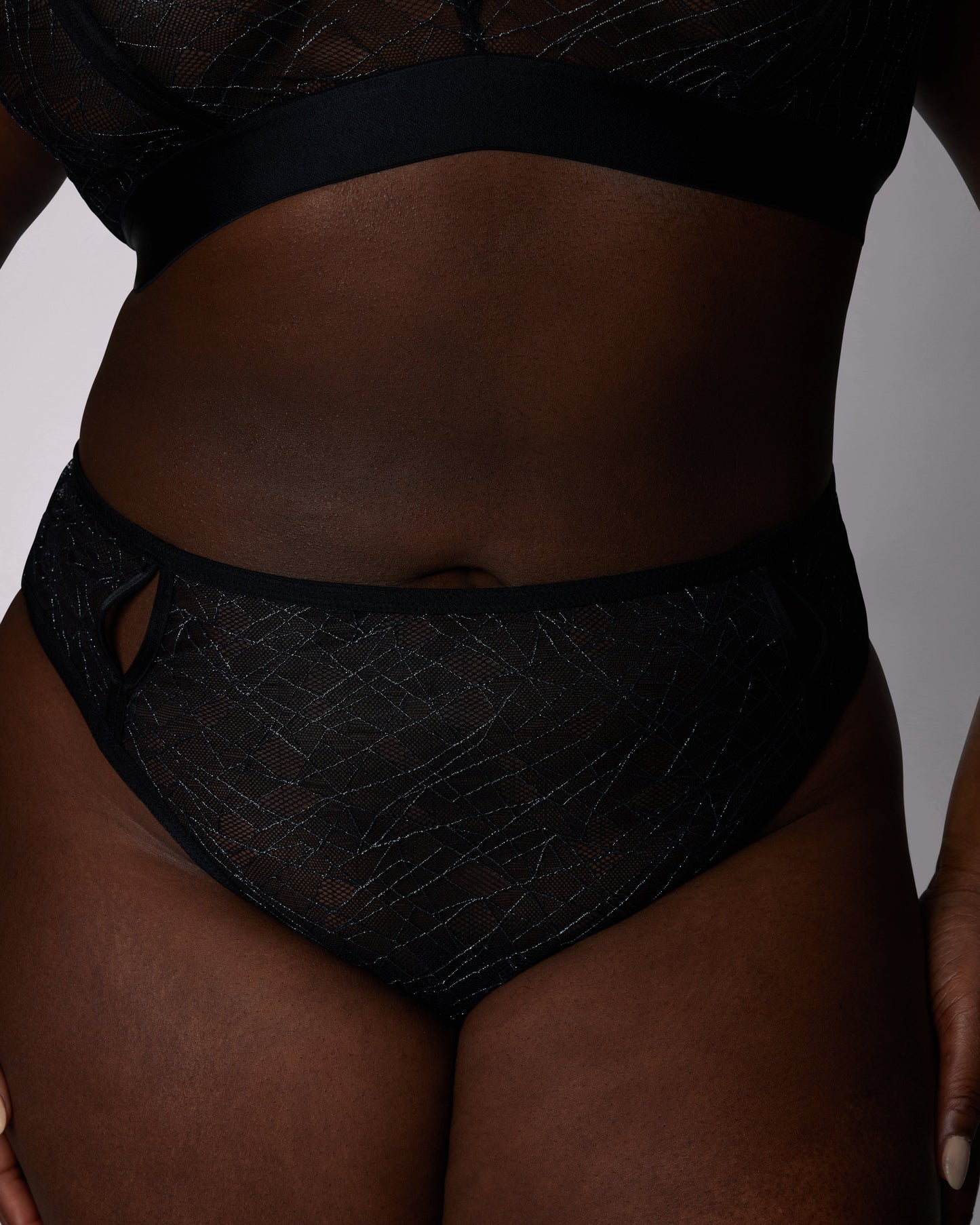 Spider Lace High Rise Cheeky | Silky Lace | Archive (Eightball)