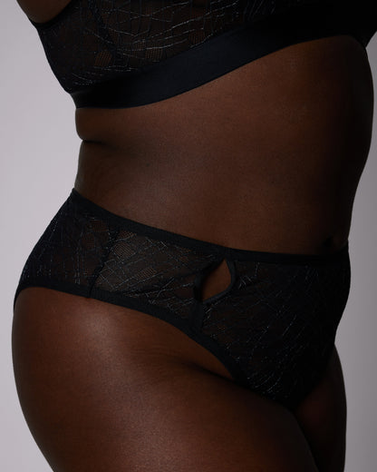 Spider Lace High Rise Cheeky | Silky Lace | Archive (Eightball)