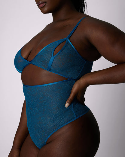 Just a Peek Lace Bodysuit | Silky Lace  | Archive (Mykonos)