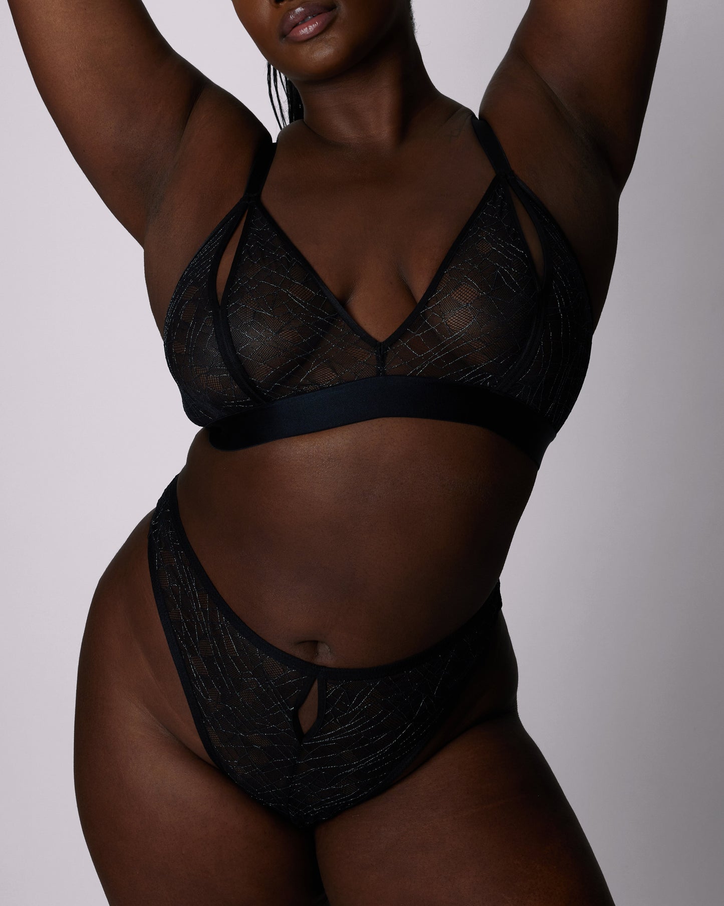 Spider Lace Triangle Bralette | Silky Lace | Archive (Eightball)