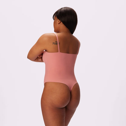 ON SALE CAMI NYC - Isa Bodysuit in Neon Pink- womens bodysuit