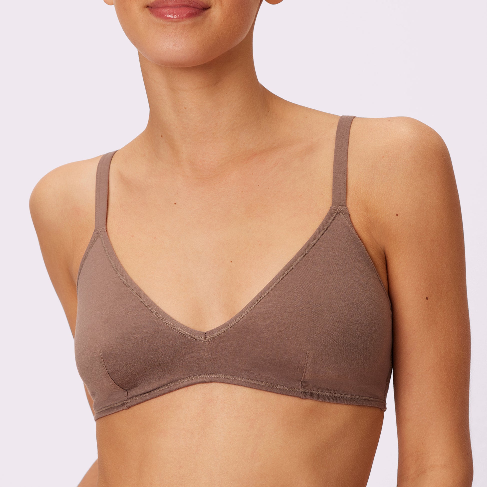 Modern Cotton Plus Lightly Lined Triangle Bralette