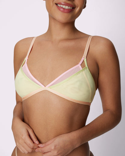 Sexy Layered Mesh Bralette | Silky Mesh | Archive (Candy-Coated)