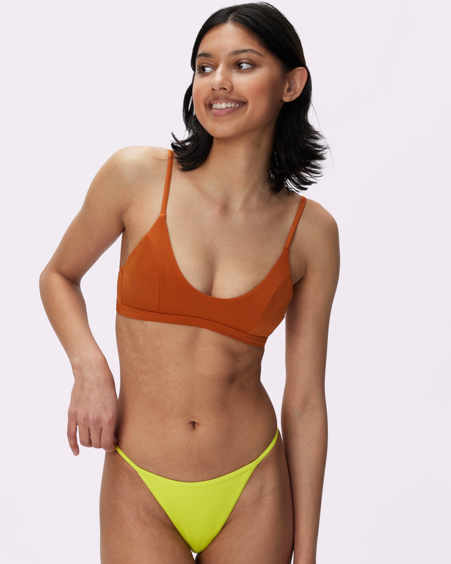 Scoop Bikini Top | EcoSplash Swim | Archive (Golden Hour)