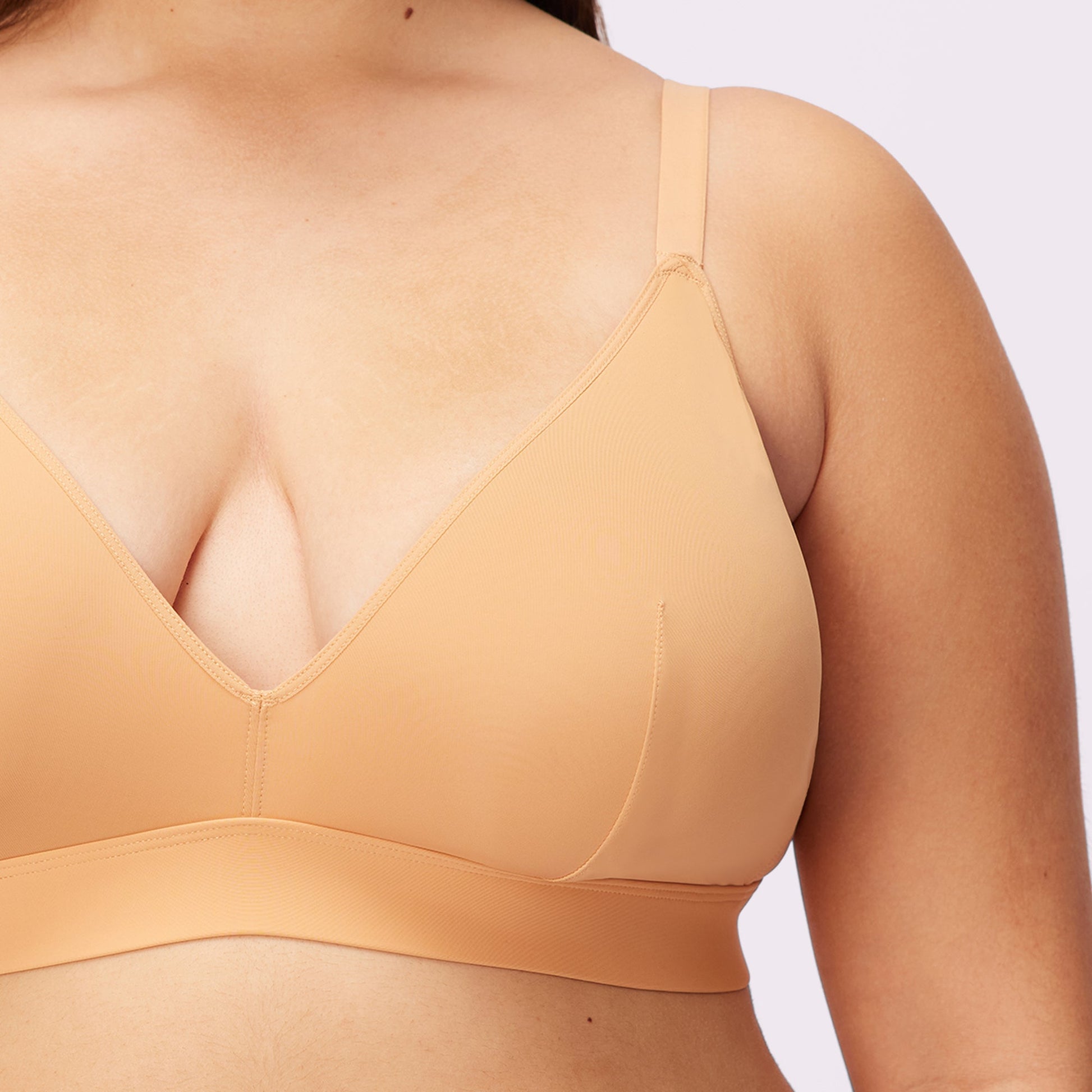 ULTRA Triangle Padded Bralette in Nude