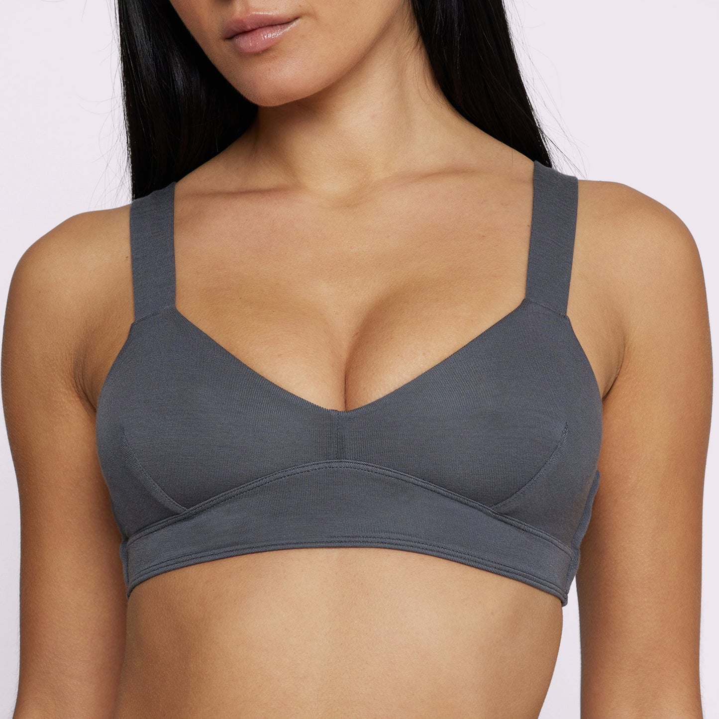 Cloud Triangle Bralette | SuperSoft | Archive (Blackened Pearl)