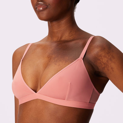 Dream Fit Triangle Bralette | Ultra-Soft Re:Play (Pink Canyon)
