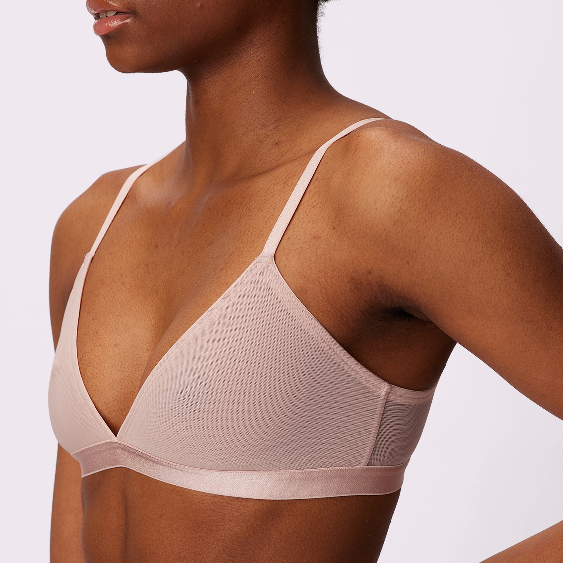 Parade + Luxe Mesh Triangle Bralette