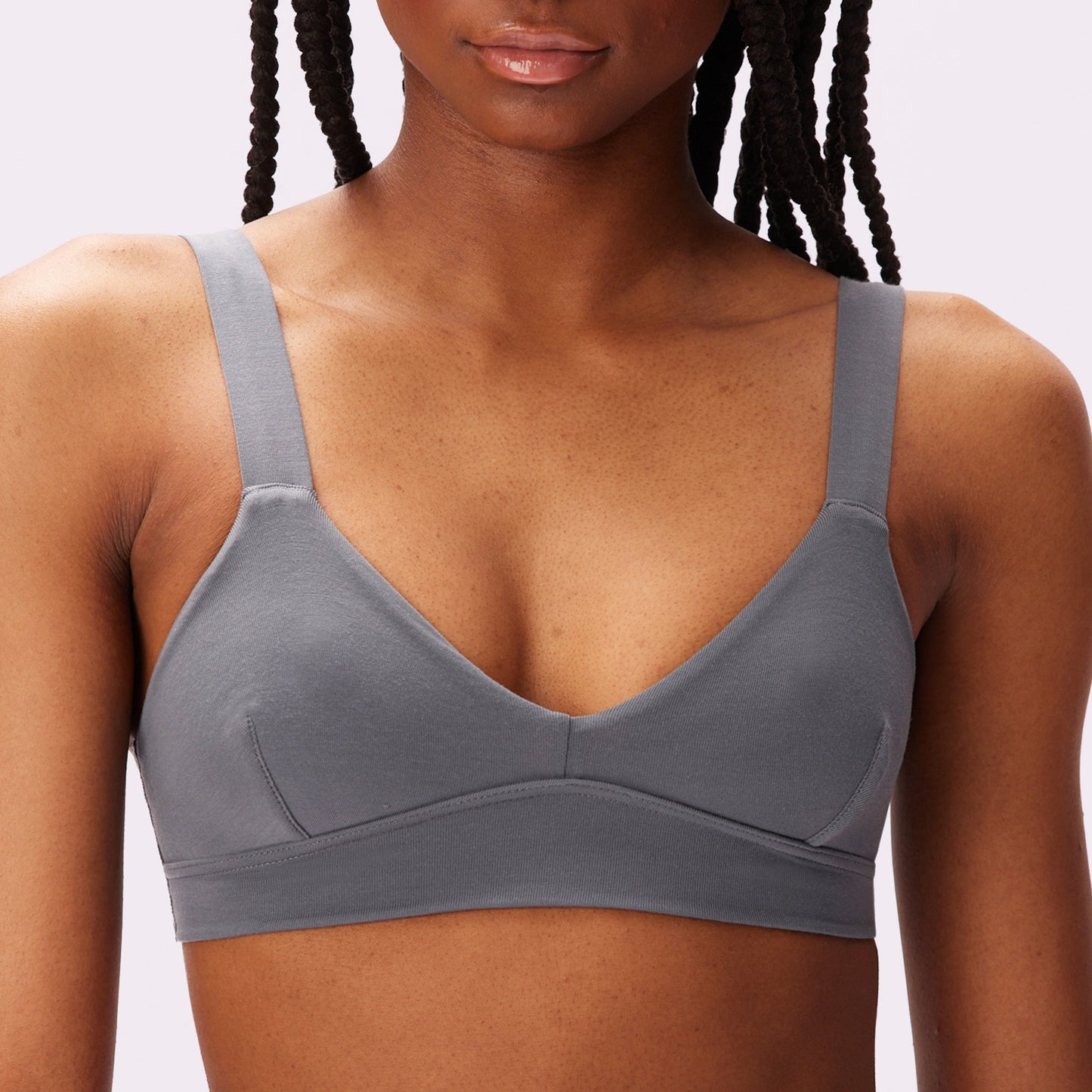 Cloud Triangle Bralette | SuperSoft | Archive (Smoke)