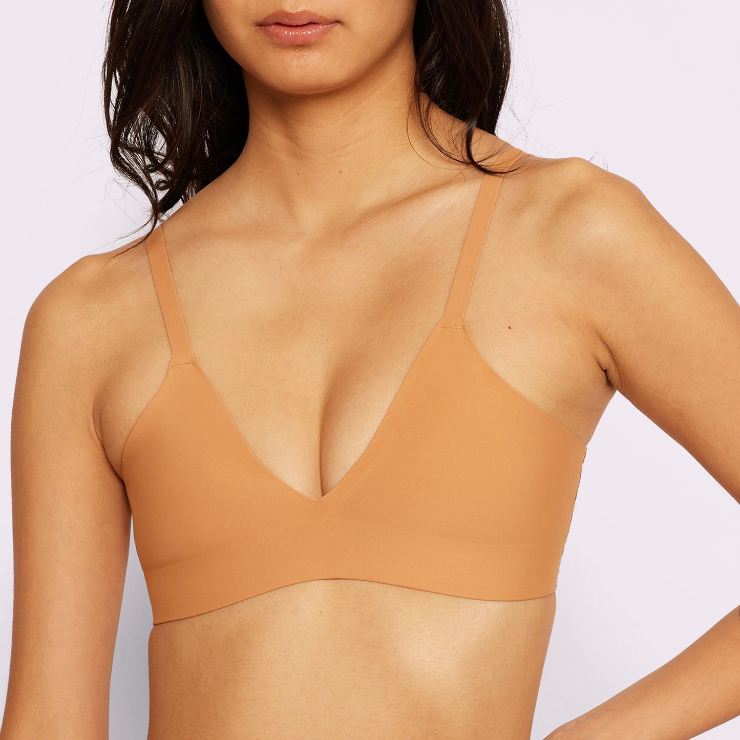 Smooth Lift Triangle Bralette | Seamless Universal | Archive (Toast)