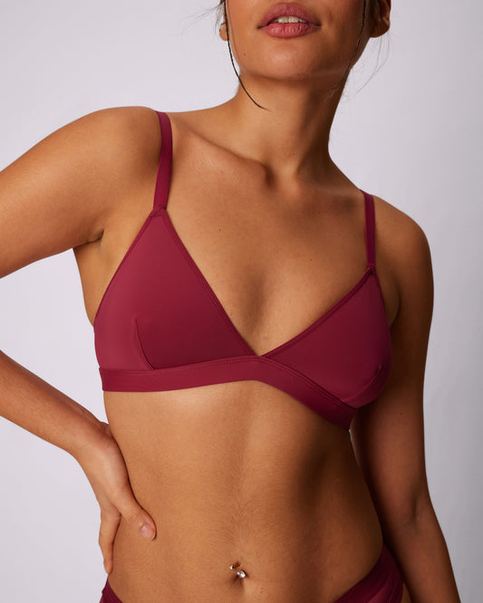 Dream Fit Triangle Bralette  Ultra-Soft Re:Play (Pink Canyon
