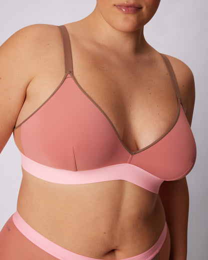 Dream Fit Triangle Bralette | Ultra-Soft Re:Play (Tickled)